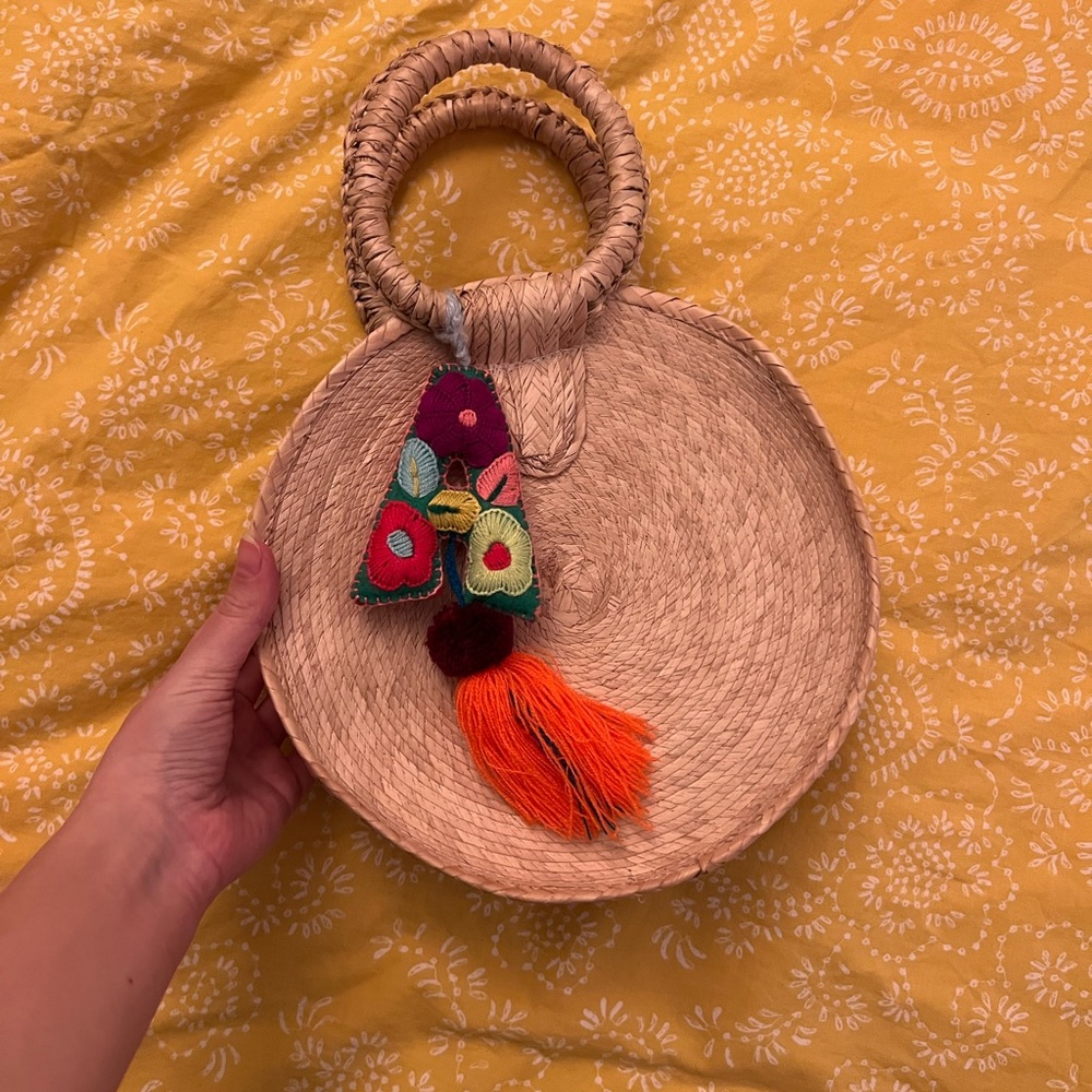 Straw bag